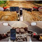 Threestep 360° Universal Bisiklet Telefon Tutucu Motorsiklet Direksiyon Silikon Gidon Tutucu Aparatı Akrobat S