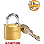 Threestep Cmc Sarı Asma Kilit 3 Anahtarlı 38 Mm