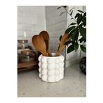 ThreeT Beyaz Beton Bubble Dik Kaşıklık(16X14 CM)