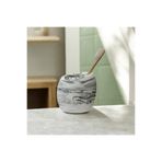 ThreeT Mermer desen oval beton dis fircalik