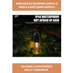 Thriftbuds Özel Üretim 3 Mod Kırılmaz Su Geçirmez Taşınabilir Kablosuz Çadır Kamp Aydınlatma Şarjlı LED Ampulü