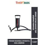 Thriftbuds Yüksek Basınçlı Dayanıklı Taşınabilir Portatif Hafif Esnek Hortum Şişme Havuz Yatak Şişirme Pompası