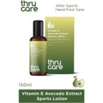 THRU CARE Avokado Özlü Sporcu Losyonu E Vitamin Onarıcı Spor Sonrası El-Ayak Bakımı Losyon Krem