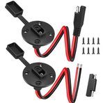 Thuchopy 2PS SAE Konektörü, Güneş Jeneratörü Pil Şarj Cihazı için 10 AWG SAE Pil Konektörü