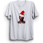 Thug X-Mas, Eşkıya Noeli, Santa Tupac, 2pac, Noel, Yeniyıl, Yılbaşı, Beyaz %100 Pamuk Tişört - 10 - 11 Yaş