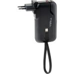 Thull PD10003 10.000 Mah Adaptörlü Powerbank - Siyah