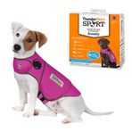 ThunderShirt Köpekler için, küçük köpekler için, fuşya spor – köpek yeleği