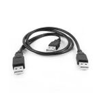 Ti-Mesh 2 İn 1 Usb 2.0 A Male To A 3A Male Y Splitter Kablo - 70/20Cm