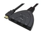 Ti-Mesh 3 Port Hdmı Auto Switch Pigtail 3 İn 1 Out Switcher Splitter 1080P Adapter Kablo - 25Cm