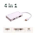Ti-Mesh 4 İn 1 Mini Dp To Vga / Audio / Hdmı /Dvı Beyaz - 40Cm