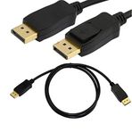 Ti-Mesh Altın Kaplama DisplayPort Kablo - 5Metre