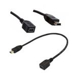 Ti-Mesh Mini Usb 5 Pin Female - Male Extension Kablo - 25Cm