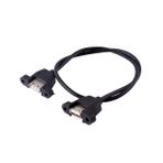 Ti-Mesh Usb 2.0 A Female To Female Jack Socket Panel Mount Uzatma Kablosu - 50Cm
