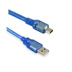 Ti-Mesh Usb 2.0 A Male Plug To Mini B Male Plug Otg Data Cable With Magnetic Ring - 5M