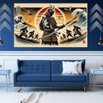 Tİ-PLAY DAICHI 60X90CM MODERN SAMURAY PVC ÇERÇEVESİZ TABLO