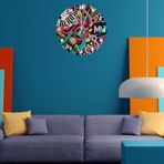 Tİ-PLAY MÜZİK KARAOKE 30X30CM AKRİLİK DEKORATİF MODERN DUVAR SAATİ