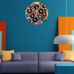 Tİ-PLAY PLAKLAR 30X30CM AKRİLİK DEKORATİF MODERN DUVAR SAATİ