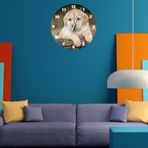 Tİ-PLAY TATLI YAVRU LABRADOR 30X30CM AKRİLİK DEKORATİF MODERN DUVAR SAATİ