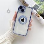 Tia aks iPhone 14 uyumlu lens korumalı lazer kılıf mavi