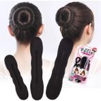 Tiaafrica Çok Boyutlu Sünger Siyah Saç Şekillendirici Donut Bun Bigudi Makinesi Halka Sihirli Köpük Donut Büküm Dıy Araçları Saç Tokası 17.5cm ve 22.5cm (Yurt Dışından) - Beyaz - Siyah