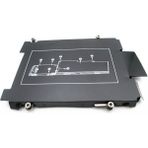 Tialating Laptop HDD Caddy Hp Elitebook 720 725 740 745 750 755 820 840 850 G3 Zbook 14 15 17 15U G3 G4 Braketi 821665-001 (Yurt Dışından) - Siyah - 1 m