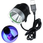 Tialating USB Uv Sterilizatör Ultraviyole Işık Yeşil Yağ Tutkal Kür Lambası Kurutucu Sterilizasyon Için LED Ultraviyole Işık Telefon Devre Kartı (Yurt Dışından) - Siyah