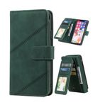 TIANCI Samsung Galaxy Note20 5G için Kılıf, Telefon Kılıfı [Cilt Dostu PU Deri] 9 Kart Yuvalı Cüzdan Kılıf [İki Destek Yöntemi] Samsung Galaxy Note20 5G için Kapaklı Kılıf - Yeşil