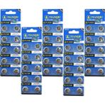 Tianqiu AG13 LR44H 357A A76 SR44SW 1.5 V 50'li 5 Kart Alkalin Pil