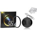 Tianya 40,5mm Xs-Pro Slim Ultra Viole Koruyucu Uv Filtre + Lens Kapağı Kapak - 40,5 mm
