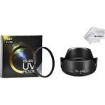 Tianya Canon Ef 50Mm F1.8 STM Lens için 49mm Slim Uv Filtre + Es-68 Bayonet Parasoley