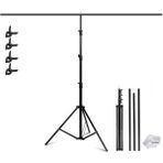 Tianya T-Shape 200*200CM Fon Perde Pvc Tutucu Arka Plan Çekim Standı Hafif ve Taşınabilir