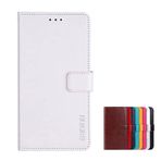 TIANYUE Realme C55 Kılıf ile Uyumlu Deri Cüzdan Kılıf Ters Çevirmeli Stand Görünüm Kapağı Kart Yuvalı Realme C55 Telefon Kılıfı, Beyaz
