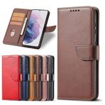 TIANYUE Samsung Galaxy A10e/A20e için Cüzdan Kılıf, PU Deri Kılıf, Kart Tutuculu ve Destek Standlı PU Deri Kılıf, Samsung Galaxy A10e/A20e-Kahverengi için Manyetik Kapatma Kapaklı Kılıf