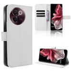 TIANYUE vivo V40 Lite 5G/V30E 5G için Cüzdan Kılıf, elmas desenli Cüzdan PU Deri Telefon, Kart Tutuculu Destek Çubuğu Manyetik Kapatma Kapağı vivo V40 Lite 5G/V30E 5G-Beyaz