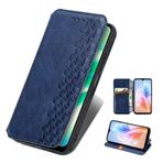 TIANYUE ZTE Blade A73 4G/Blade V50 Akıllı Kılıf, Manyetik Kapaklı Deri Kılıf, Stand fonksiyonu ve Kart Yuvaları, ZTE Blade A73 4G/Blade V50 Smart-Blue için Telefon Kılıfı