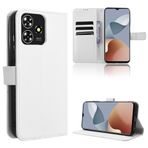 TIANYUE ZTE Blade V50 Smart için Cüzdan Kılıfı, elmas desenli Cüzdan PU Deri Telefon, Kart Tutuculu Destek Çubuğu Manyetik Kapatma Kapağı ZTE Blade V50 Akıllı Beyaz
