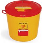 Tıbbi Atık Plastik Çöp Kovası 5 Lt