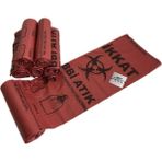 Tıbbi Atık Poşeti 55X60 5'li Rulo 100 Mikron - 55 x 60 cm