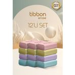 Tibbon Erase Silgi 12 Li Set Renkli 101--104*3