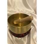 Tibet Çanağı Pirinç Çanı Kasesi Meditasyon Çanı Yoga Çanı Tibet Singing Bowl 16 cm