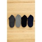 Tibo 4 Çift Burun Dikişsiz Kışlık Kalın Havlu Çocuk Sneaker Çorap - 9-10 Yaş