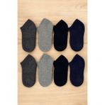 Tibo 8 Çift Burun Dikişsiz Kışlık Kalın Havlu Çocuk Sneaker Çorap - 9-10 Yaş - Çok Renkli