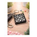 Tic Tac Toe Anahtarlık | Mini Zeka Oyunu | Taşınabilir Eğlenceli Oyun