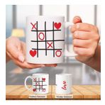Tic Tac Toe Love Aşk Tasarım Kupa Bardak