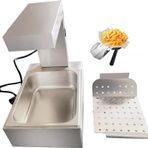 Ticari Patates Kızartması Isıtıcı 1000W Paslanmaz Çelik Gıda Isıtıcı Lambası Sıcak Tutmak İçin Pizza Kızarmış Tavuk Hamburger Yemek Büfesi Mutfak Restoran