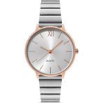 Ticarto Kadın Çelik Rose-Gold Kol Saati TCTSB000604S0235 - Gümüş - Rose