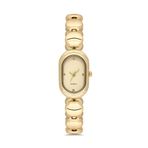 Ticarto Kadın Oval Vintage model gold renkli çelik Kol Saati TCTSN001601S0470