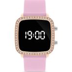 Ticarto Kadın Silikon Kol Saati TCTSR003503S0161 - Pembe - Altın