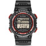 Ticarto Rwr Collection Genç-Çocuk Dijital Kırmızı Silikon Kol Saati TCTSR004704S0290