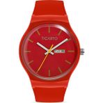 Ticarto Unisex Slikon Kırmızı Kol Saati TCTSR004402S0198